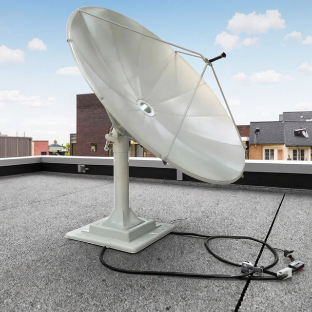 Large Size 3.6M 12feets C Band Flat Panel Satellite Dish for Professional TV Projects Bulk Supply for Distributors