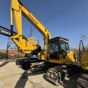 Efficient, Strong, Low Hour Municipal <b>Engineering</b> Backhoe Excavator 16 Ton Komatsu PC160LC-7 Used Crawler Hydraulic Excavator - Product Image 1
