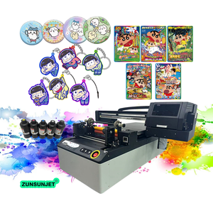 ZUNSUNJET label Laminating, pencetakan langsung Roll-to-roll multi-fungsi A1 6090 UV Flatbed Printer 2 in 1 kinerja baik - Product Image 2