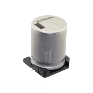 Condensateur SMD à montage en surface, fabricant Channel 330 uF UUH1H331MNQ1ZD, CAP ALUM 330UF 20% 50V - Product Image 1
