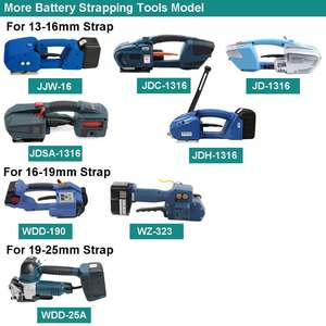 JD13/16 Battery Operated <strong>Spare</strong> <strong>Parts</strong> Wrapping <strong>Machine</strong> PET/Pp Belt Handheld Carton Box Automatic <strong>Strapping</strong> Tools - Product Image 2