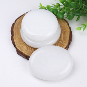 Hot Natural Green <strong>Jade</strong> Heated White <strong>Jade</strong> Topaz Massage Stones Lushan Spa Warmer for Body Volcanic <strong>Stone</strong> Lovers' Choice - Product Image 3