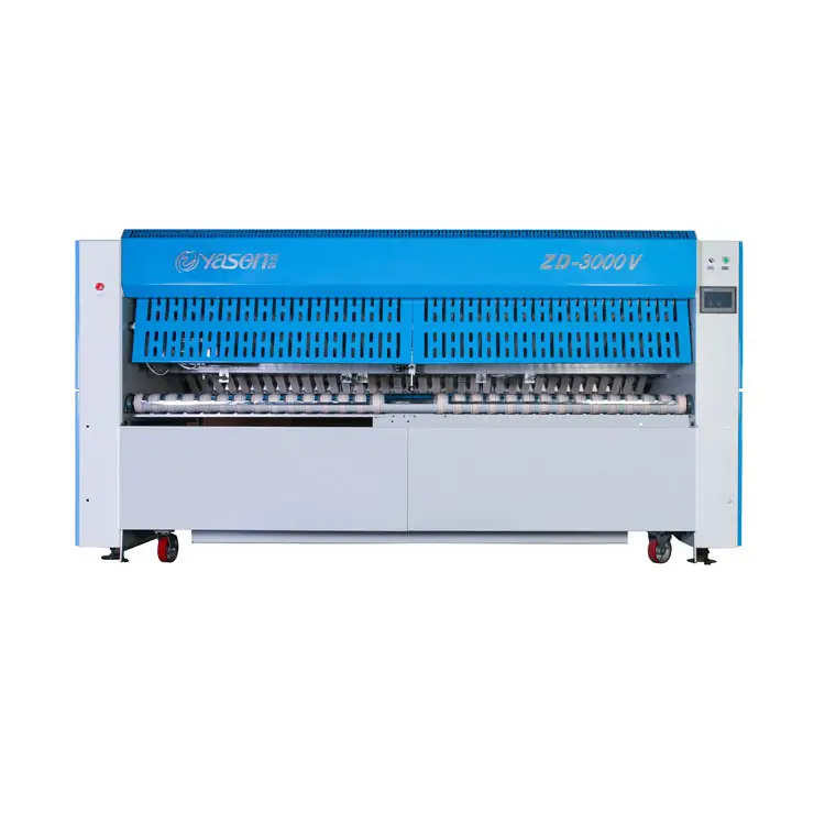 Equipamento de lavanderia de alta eficiência para máquina comercial de tecido de dobramento duplo automático 3300mm