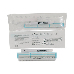 Marqueur de peau à usage médical chirurgical 0.5Mm 1Mm avec règle de mesure - Product Image 1