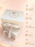 Boîte cadeau pliable écologique FSC avec couvercle magnétique, logo personnalisé, emballage plat pliable pour vêtements, OEM ODM