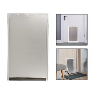 Bavette de porte <span class=keywords><strong>pour</strong></span> <span class=keywords><strong>chien</strong></span> de remplacement avec accès libre Compatible avec les portes <span class=keywords><strong>pour</strong></span> animaux de compagnie <span class=keywords><strong>pour</strong></span> l'entrée murale en aluminium TPU - Product Image 6