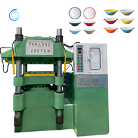 Machine automatique hydraulique à double couleur de 250 tonnes pour la fabrication de vaisselle en mélamine, Panlong fournit une machine en mélamine de haute qualité