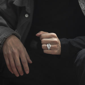 2023 Mode rétro Thai bague en argent pour femmes ou hommes cadeaux d'anniversaire <span class=keywords><strong>Dent</strong></span> <span class=keywords><strong>de</strong></span> <span class=keywords><strong>vampire</strong></span> - Product Image 5