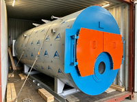 Chaudière à vapeur industrielle série WNS personnalisable, fournie directement par l'usine, 2 tonnes, 4 tonnes, 6 tonnes, 12 tonnes, double combustible gaz naturel/diesel