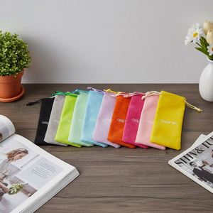 Sacs en velours à cordon de serrage universels pour instruments de test d'alcoolémie, anti-rayures, double face, avec sac cadeau en velours – Vente en gros - Product Image 1