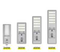Lampadaire solaire LED personnalisé pour autoroute 300W/400W/500W Étanche IP65 Aluminium