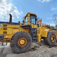 Gebrauchter Original Komatsu WA500 Radlader mit Niedriger Betriebsstundenzahl Hydraulischer Frontlader für Bergbau Bauarbeiten und Hofarbeiten