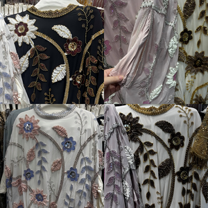 <span class=keywords><strong>Robe</strong></span> Kaftan de Luxe Perlée à la Main de Haute Qualité, Vente Directe Usine, pour Femmes Musulmanes, Aïd, Mariage, Cérémonie, Abaya, Dubaï, <span class=keywords><strong>Robe</strong></span> Longue Maxi Modeste - Product Image 2