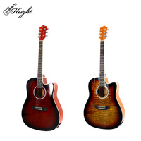 2023 gros HT-G41 guitare acoustique basse bois pour débutants 41 pouces Guitarra personnalisable
