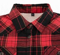 Chemise-veste en flanelle matelassée doublée de sherpa pour homme avec logo personnalisé, chemise-veste en flanelle brossée chaude pour homme