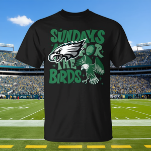 T-shirt Sundays Are For The Birds, vêtements pour fans de football des Philadelphia Eagles - Product Image 3