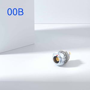 Compatibele <span class=keywords><strong>Lemo</strong></span> Aviation <span class=keywords><strong>ECG</strong></span>/EEG vaste connector B-serie 00B snelkoppeling zelfvergrendelende ronde connector IP50 bescherming - Product Image 1