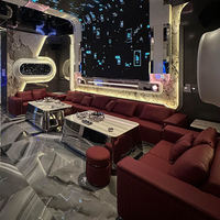 Mobilier commercial sur mesure : Ensemble de sièges en forme de U pour KTV, pub, boîte de nuit, club, salon de cigares et bar