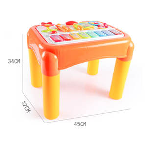 Portátil de doble cara de bebé de aprendizaje Electrónica musical tablero de dibujo de los niños - Product Image 4