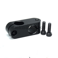 Pièces de rechange pour convoyeur sur le marché d'outre-mer Tube de support de rail de guidage réglable pinces croisées en acier inoxydable