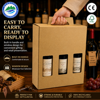 Boîtes d'emballage personnalisées en gros, style transporteur, porte-bocaux, boîtes en carton ondulé, écologiques et recyclables