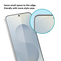 Protecteur d'écran mobile en verre trempé avec logo personnalisé pour Samsung Galaxy S25 Edge, vente en gros