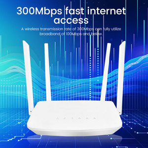 Routeur WiFi de bureau 4G LTE 300 Mbps en gros <span class=keywords><strong>avec</strong></span> emplacement pour carte SIM et antenne à gain élevé pour la maison et le bureau LTE300N - Product Image 3