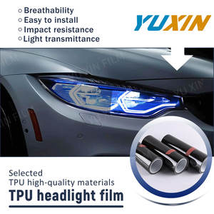 0.3*15 मीटर पीफ सेल्फ-रिहेलिंग टीटिंग फिल्म रैप सुरक्षात्मक कार स्मार्ट फोटोक्रोमिक यूव हेडलाइट फिल्म - Product Image 6