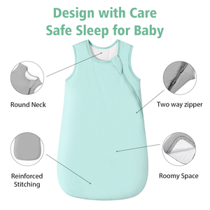 <span class=keywords><strong>Gigoteuse</strong></span>/Sac de couchage respirant sans manches en tissu de bambou personnalisé pour bébé nouveau-né - Product Image 5