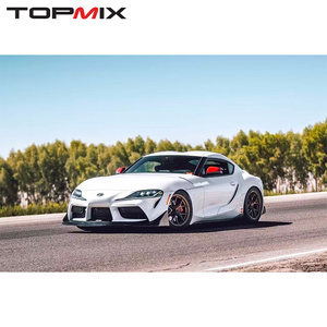 Pour <span class=keywords><strong>Toyota</strong></span> <span class=keywords><strong>GR</strong></span> <span class=keywords><strong>Supra</strong></span> A90 2019-2025 – Lame de pare-chocs avant en fibre de carbone de haute qualité style Evasive – Composants extérieurs automobiles - Product Image 5