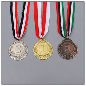 Personnalisez votre propre logo – Médaille en métal écologique imprimée offset, en alliage de zinc 3D, pour marathon, football, taekwondo, natation, course de fin de parcours - Product Image 2