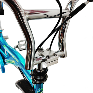 Bicicletta BMX Freestyle Cobra 20" a Velocità Singola, Telaio in Acciaio, Sella Comfort, Capacità di Carico 150kg, Pedali Standard, <span class=keywords><strong>Halfpipe</strong></span> - Product Image 4