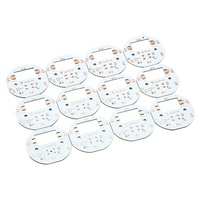 Carte électronique favorable à l'environnement de carte PCB d'OEM 1.0mm 94HB 12w SMD LED pour l'ampoule de LED