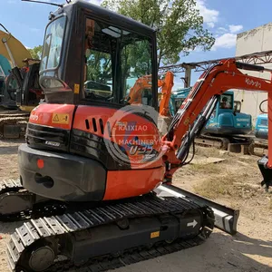 Mini excavadora usada de 3 toneladas, equipo de construcción, Komatsu/Hitachi/U35 Kubota, retroexcavadora de segunda mano, Envío Gratis