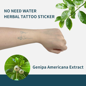 Adesivi per Tatuaggi Temporanei Senza Acqua con Estratto di Genipa e Succo di Jagua, Disegni Personalizzati, Ecologici, su Pellicola PET per il Corpo - Product Image 3