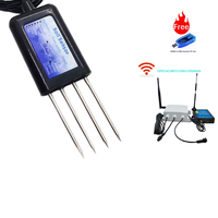 Capteur Intégré de Surveillance en Ligne du Sol Industriel 8-en-1 LORA LORAWAN IoT RS485 pour l'Humidité, la Température, l'EC, le PH, la Salinité et le NPK du Sol