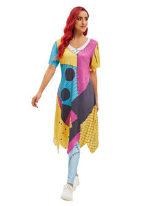 Costumes d'Halloween et <span class=keywords><strong>de</strong></span> Noël d'horreur pour la nuit, style européen et américain, transfrontaliers, pour homme, en polyester, avec robe Daisy à superpositions pour jeu <span class=keywords><strong>de</strong></span> rôle - Product Image 3