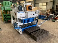 Machine semi-automatique mobile RPT6-30 pour la fabrication de blocs de ponte et de briques en béton avec cycle rapide de 25-30 secondes