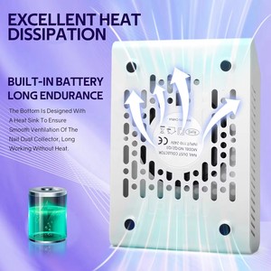Potente Colector de Polvo para Uñas, Aspiradora de Uñas con Ventilador, Equipo de Manicura para Salón, 80w - Product Image 4