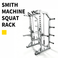 Rack de musculation multifonctionnel Smith Machine, équipement de fitness commercial pour salle de sport, avec certification CE ISO9001, fourni directement par l'usine
