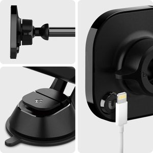 Soporte Giratorio para Coche <span class=keywords><strong>Spigen</strong></span> OneTap, Diseñado para Modelos 15/14/13/<span class=keywords><strong>12</strong></span> (Montaje en el Tablero), Resistente al Agua - Product Image 3