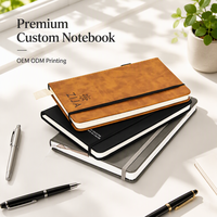 Carnets de notes haut de gamme, impression personnalisée, couverture en lin et cuir PU, personnalisation du logo, couverture rigide, vente en gros pour le bureau