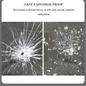 Tendance Rétro Décor À La Maison Haute Définition Argent Verre Debout Pleine Longueur Miroir De Sol Personnalisé Salon Meubles Stand - Product Image 6