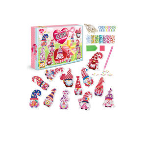 Kits de peinture pour enfants créatifs faits à la main pour l'artisanat et la peinture par numéros Big Gem Sticker Easy Gnome Diamond Painting Kits - Product Image 1