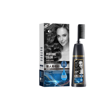 Commercio all'ingrosso della fabbrica naturale a base di erbe tinture per <span class=keywords><strong>capelli</strong></span> Semi-permanenti in crema con pettine spazzole 100ml e 400ml opzioni di Volume - Product Image 2