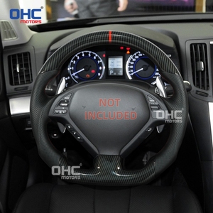 USA Warehouse Hydro-Dip Volant en fibre de carbone pour <span class=keywords><strong>Infiniti</strong></span> Volante <span class=keywords><strong>G37</strong></span> Volant 2007 2008 2009 2010 <span class=keywords><strong>2011</strong></span> 2012 2013 - Product Image 4