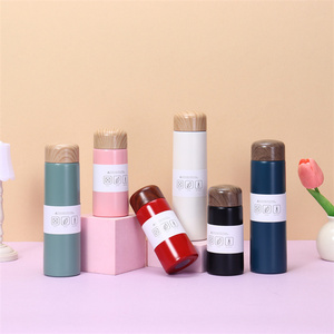 Portable Mini Insulated Water <b>Bottle</b> 12oz Double Wall Vacuum Stainless Steel Travel Coffee Cup For School Slim Pocket Friendly D - Product Image 5