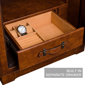 Đồng Hồ Cao Cấp Cao Cấp Winder Chống Trộm An Toàn Nhận Dạng Vân Tay Mở Khóa Hộp Đồng Hồ Chống Trộm Với Điều Khiển Chế Độ TPD 5 - Product Image 6