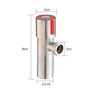 Válvula angular de acero inoxidable Zimani 304 con rosca interna de 20 mm para calentador de agua de inodoro - Product Image 3