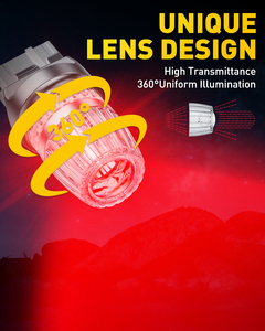 หลอดไฟ LED AUXITO 7443 พร้อมตัวต้านทานในตัว 7440 2000K 12V 24V สีขาว สว่างพิเศษ สำหรับไฟเลี้ยว - Product Image 2